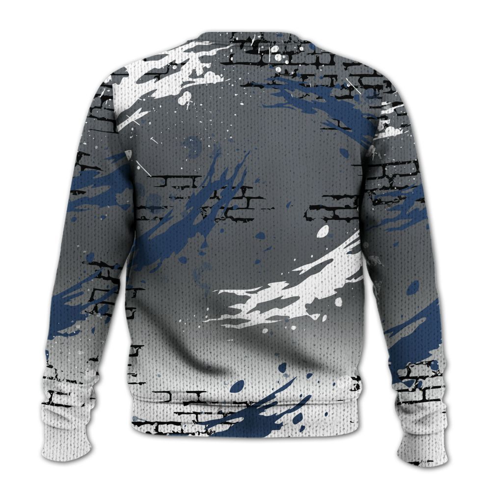 Sweater To Match Flint Grey 9s - Values Of Loyalty Drip Graphic