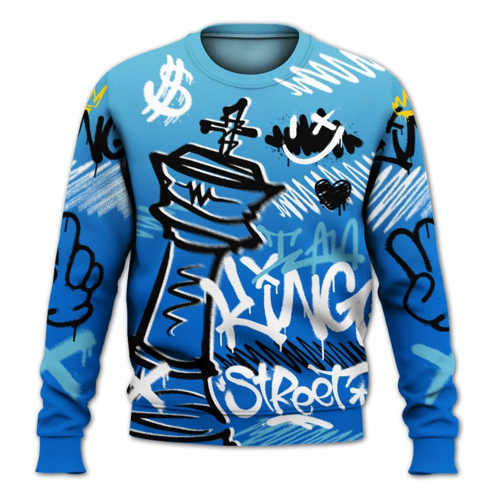 Sweatshirt To Match Dunk Low Argon - Street King Chess Streetwear All Over Print