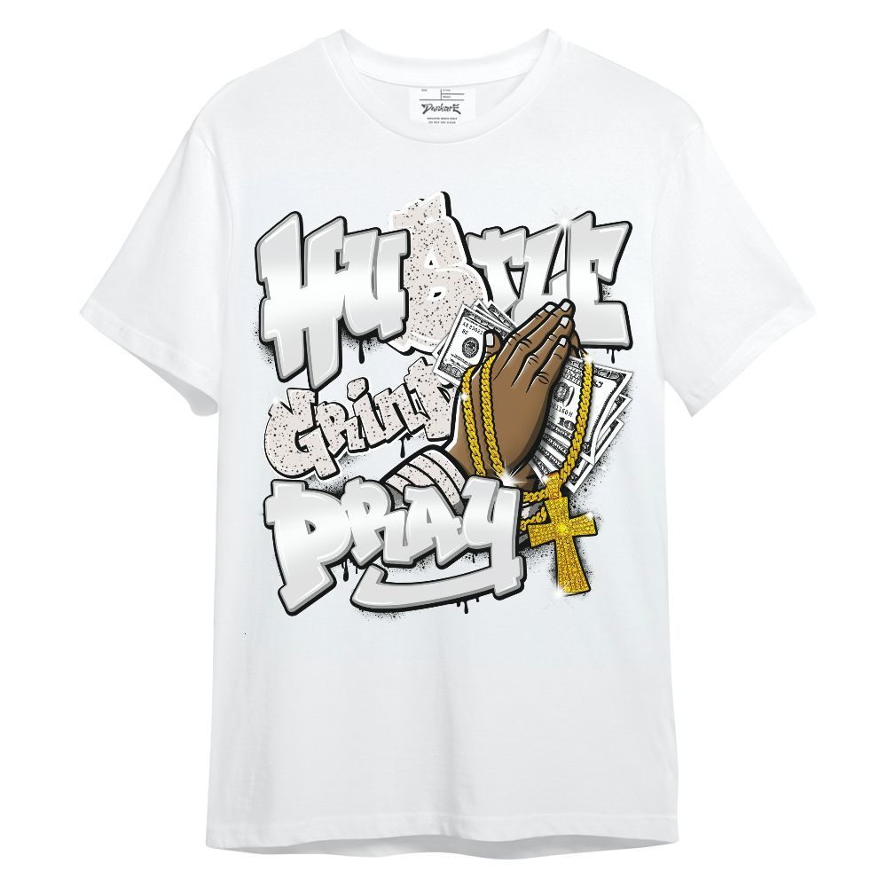 Shirt To Match Retro Reverse Metallic 5s - Hustle, Money Pray Streetwear Unisex Shirt