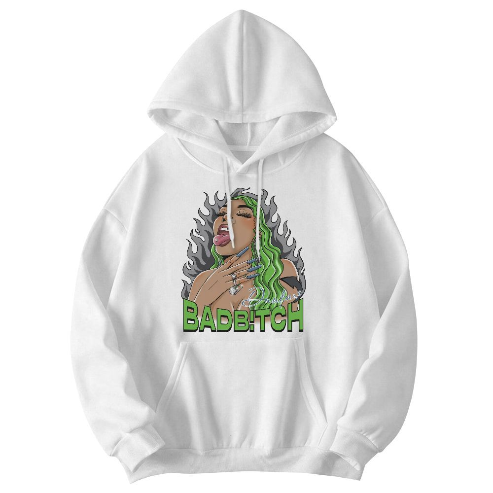 Sweatshirt To Match Retro Green Bean 5s - Bad B!tch Graphic