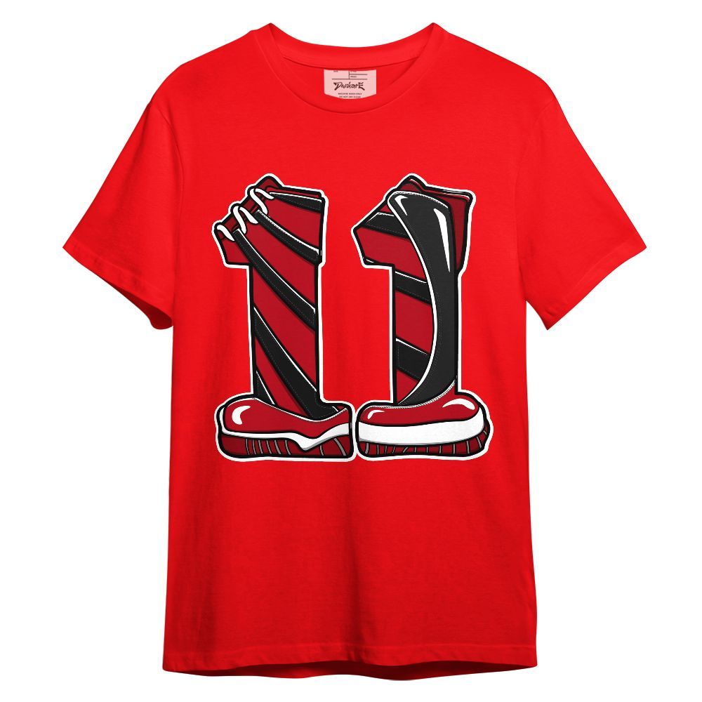 Shirt To Match Bred Velvet 11s - Number JD 11s Unisex Shirt