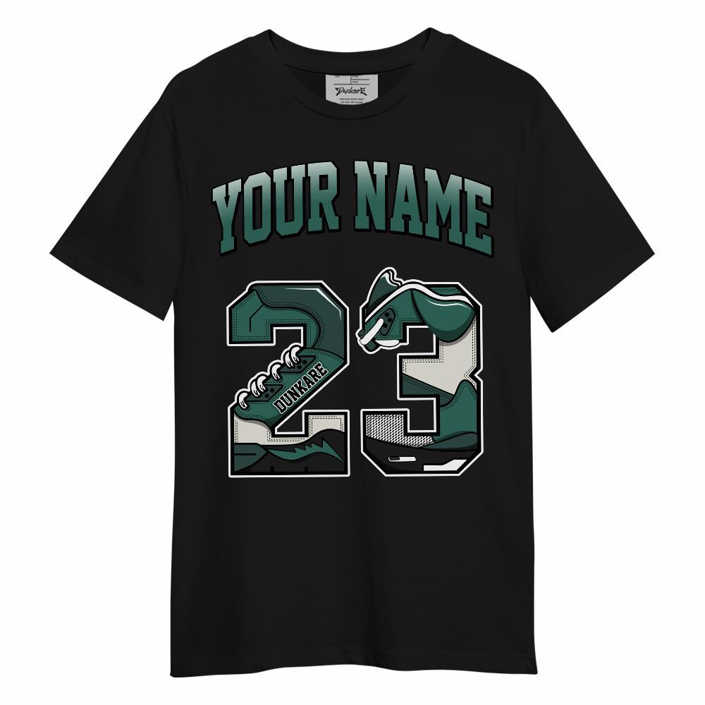 Shirt To Match RM Oxidized Green 4s - Custom Name Number 23 5s Unisex Shirt