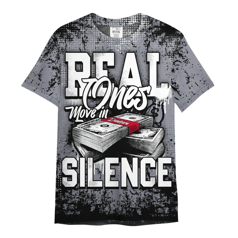 Shirt To Match Retro Black Flint 13s - Move In Silence Money Street Retro All Over Print