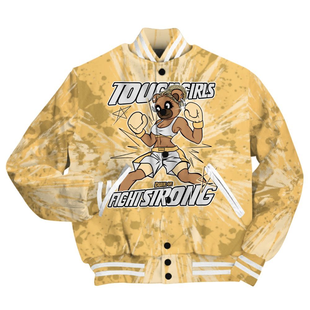 Varsity Jacket To Match Craft Paris 6s Shirt - Gritty Girls Bear Luxury All Over Print