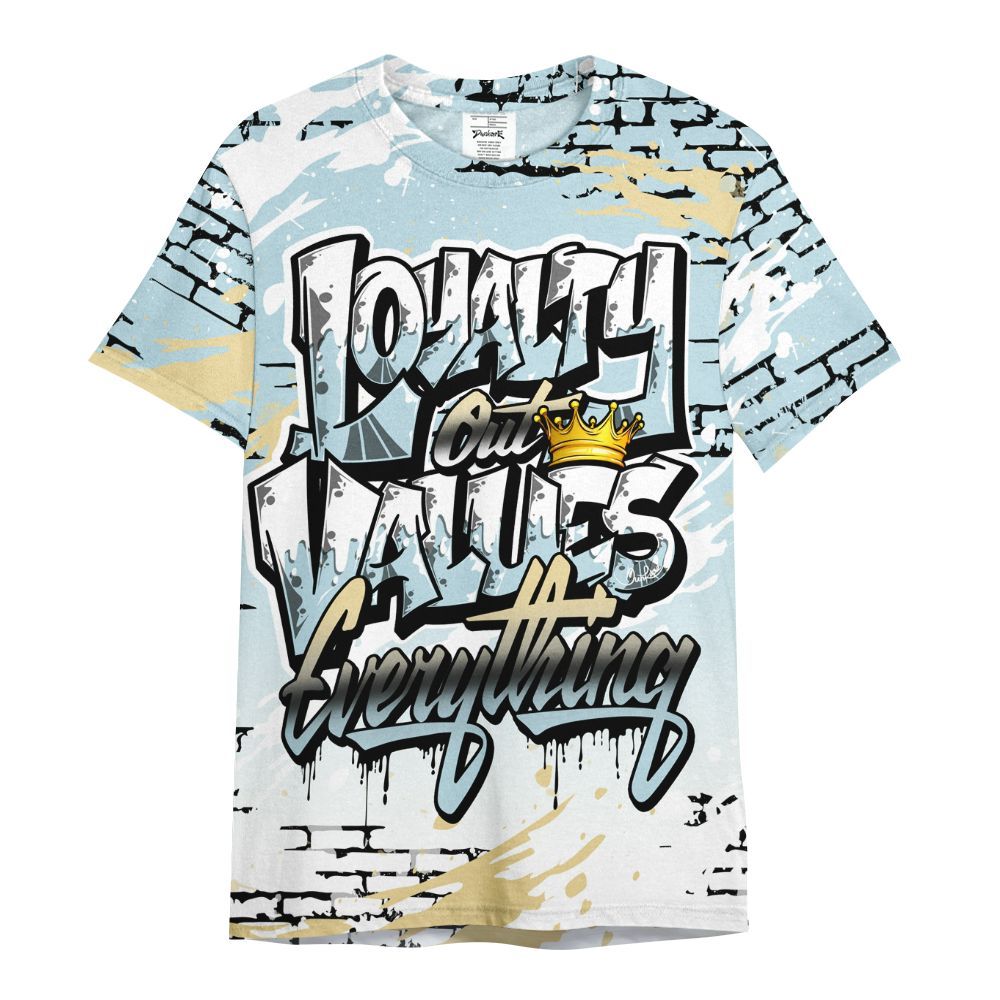 Shirt To Match Low Year Of The Snake 11s - Values Of Loyalty Drip All Over Print