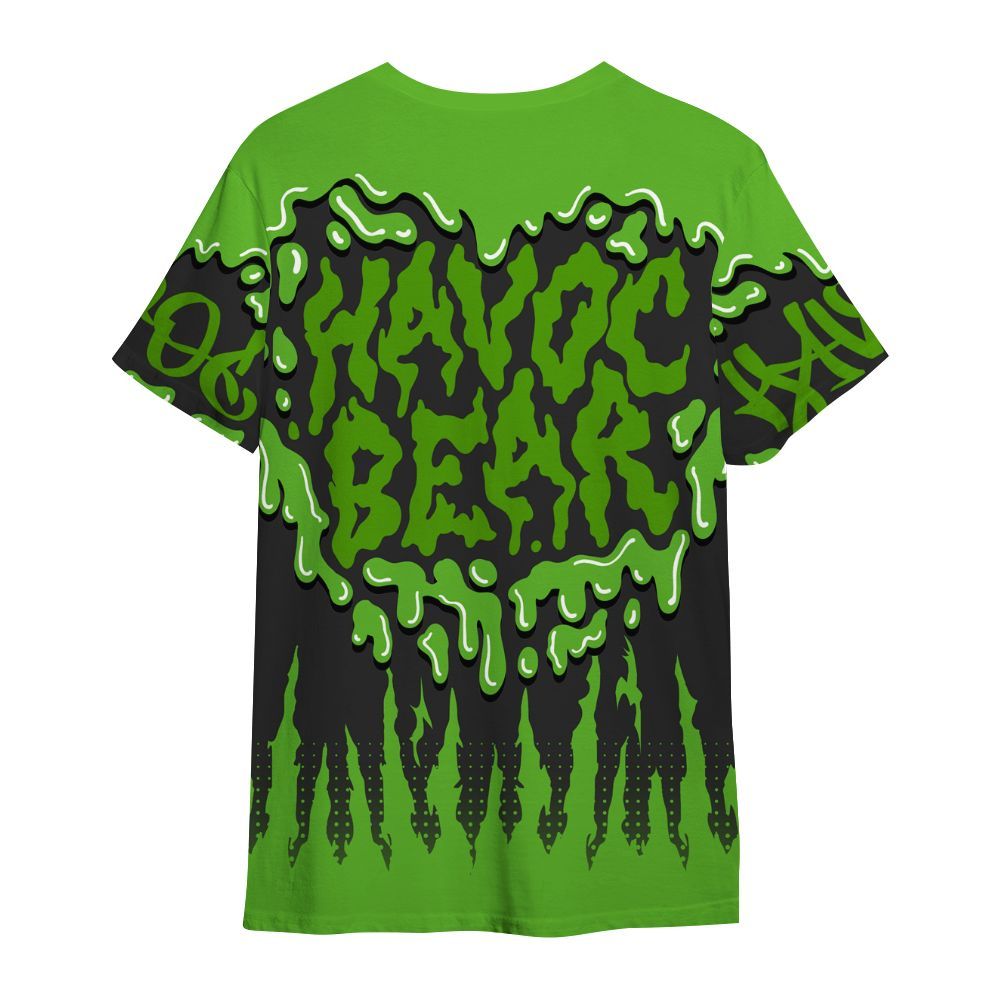 Shirt To Match Air Foamposite One Volt - Havok Bear Dripping All Over Print