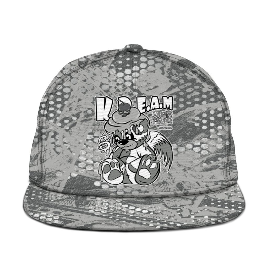 Snapback To Match Retro Wet Cement 4s - Loot Bear Graphic