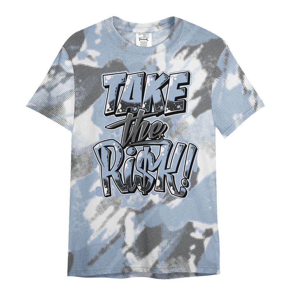 Shirt To Match Reverse Black White 6s - Take Risks Abstract All Over Print