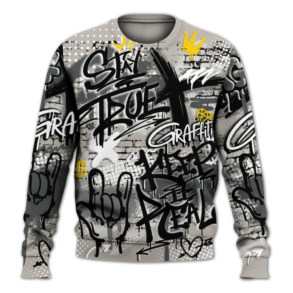 Sweatshirt To Match Dunk Low Appears Oreo - True It Real Graffiti Streetwear All Over Print