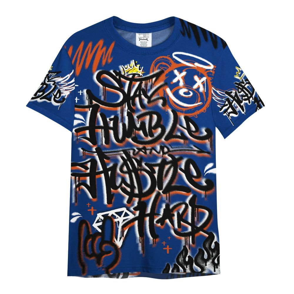 Shirt To Match Mid Knicks 1s - Humble Drip Streetwear Graffity All Over Print