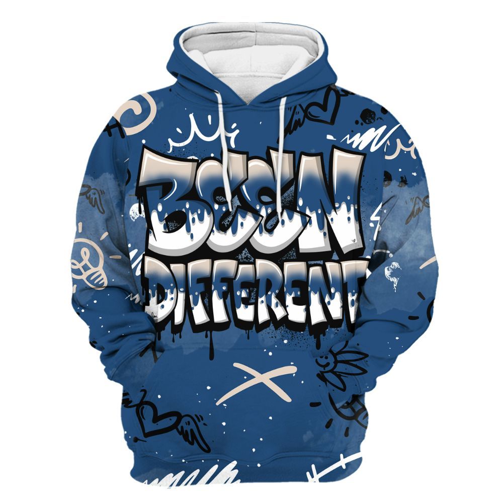 Hoodie To Match High OG Midnight Navy 1s - Drip Been Di2ferent All Over Print