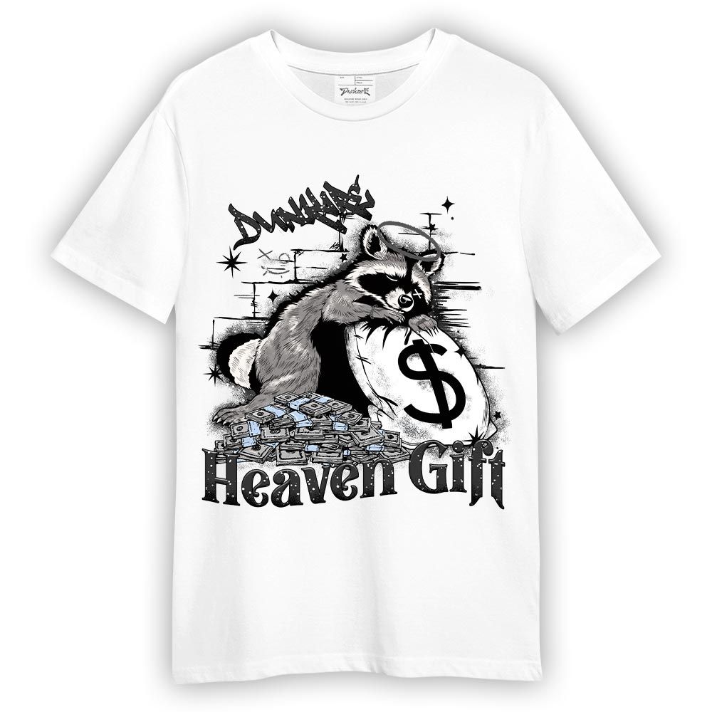 Shirt To Match Reverse Black White 6s - Heaven Gift Raccoon 2 Shirt Unisex
