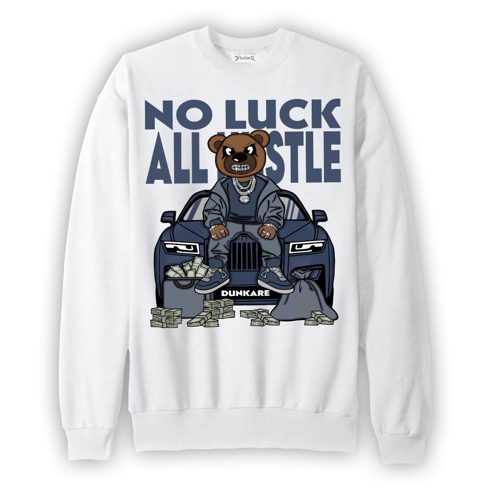 Sweatshirt To match Low Diffused Blue 11s Sweatshirt - So Unlucky Bear Graphic