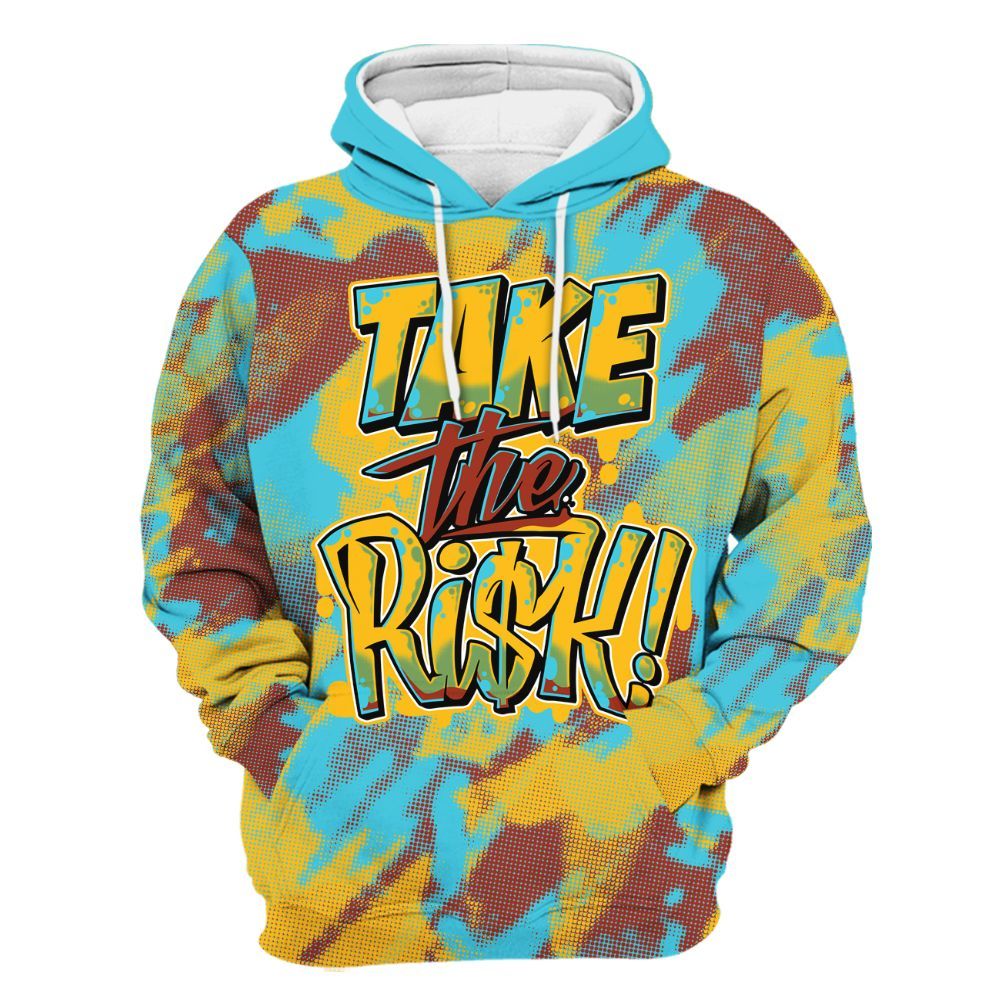Hoodie To Match SB Dunk Di'Orr Greenwood - Take Risks Abstract All Over Print