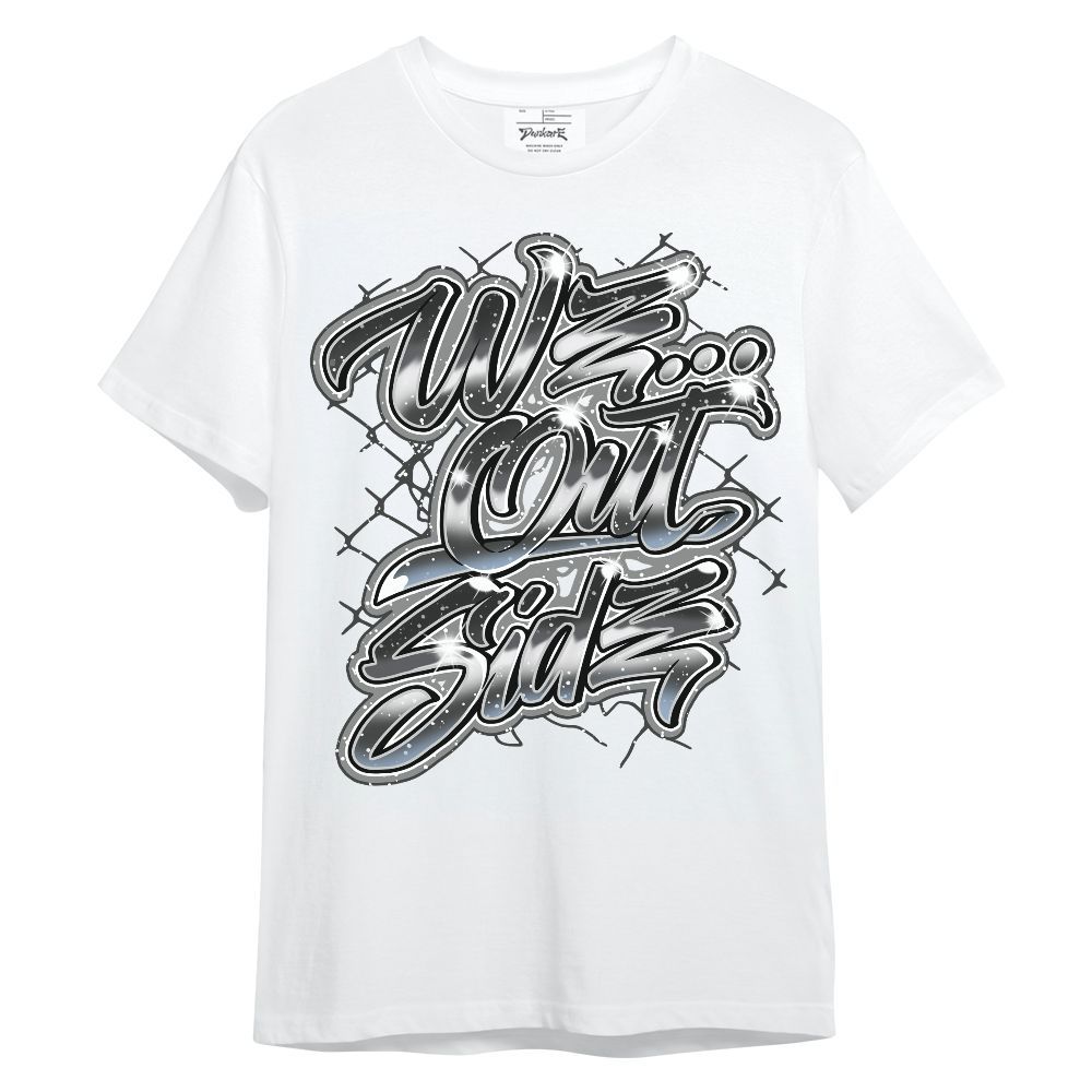 Shirt To Match Reverse Black White 6s - We OutSider Graphic Unisex Shirt