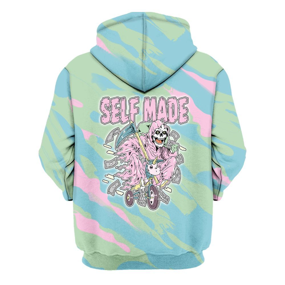 Hoodie To Match SB Dunk Low Visty - Self Make Skeleton Colored All Over Print