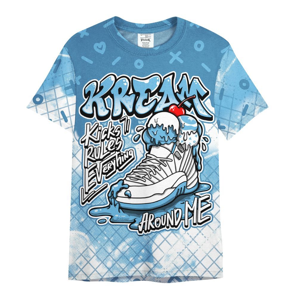 Shirt To Match Melo 12s - Kream Kicks Rule Drip All Over Print