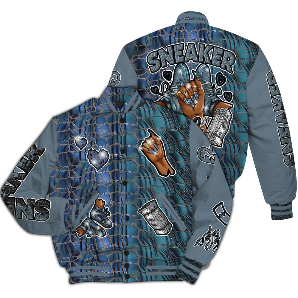 Varsity Jacket To Match Air Foamposite Kazuya Mishima - Sneakerz Girlz All Over Print