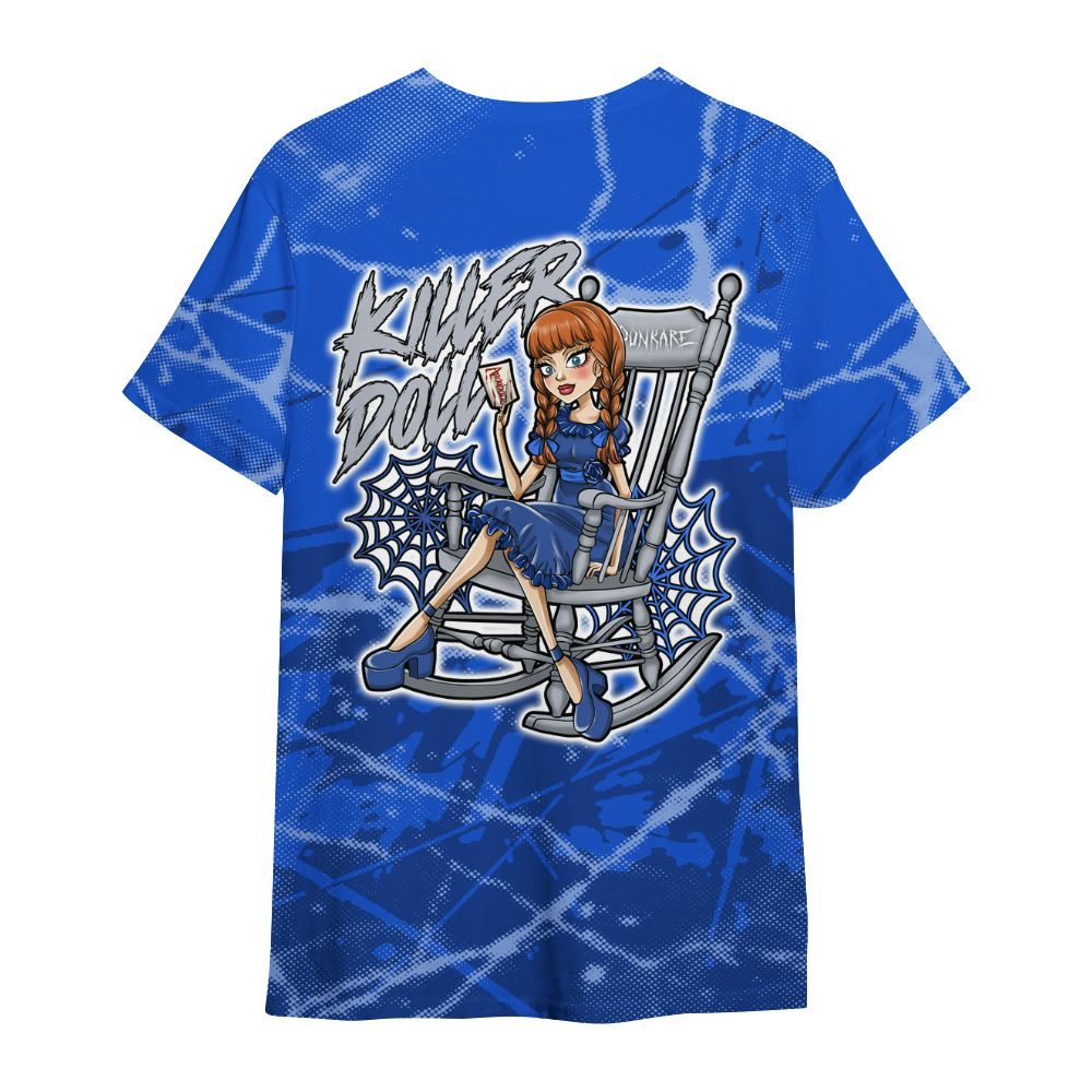 Shirt To Match Air Foamposite One Royal - Killer Doll-A Halloween Profound All Over Print