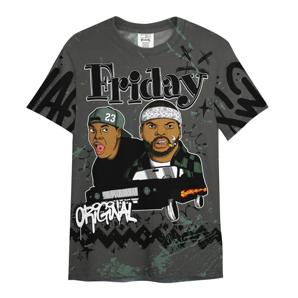 Shirt To Match Dunk Low Skateboards Black - Friday Sneaker Crayon All Over Print