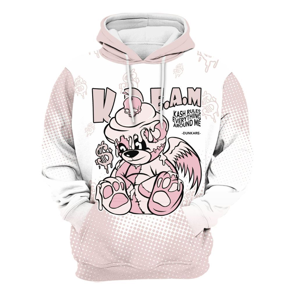 Hoodie To Match Dunk Low KD 17 Aunt Pearl - Loot Bear Unique Drip All Over Print