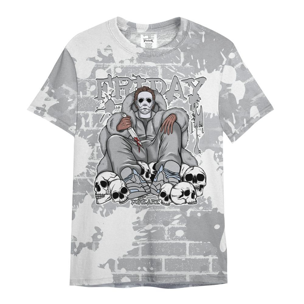 Shirt To Match Low OG Wolf Grey 1s - Friday Brick All Over Print