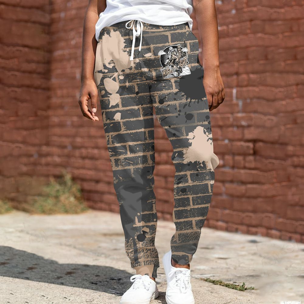 Sweatpant To Match Kobe 9 EM Mamba - Seeya Skeleton Brick All Over Print