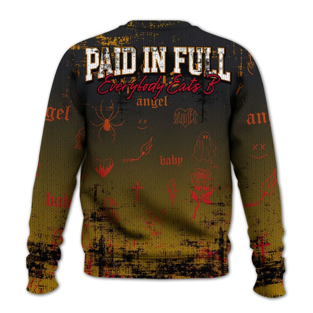Sweater To Match Ja 3 Raptor - Paid In Full Money Graphic