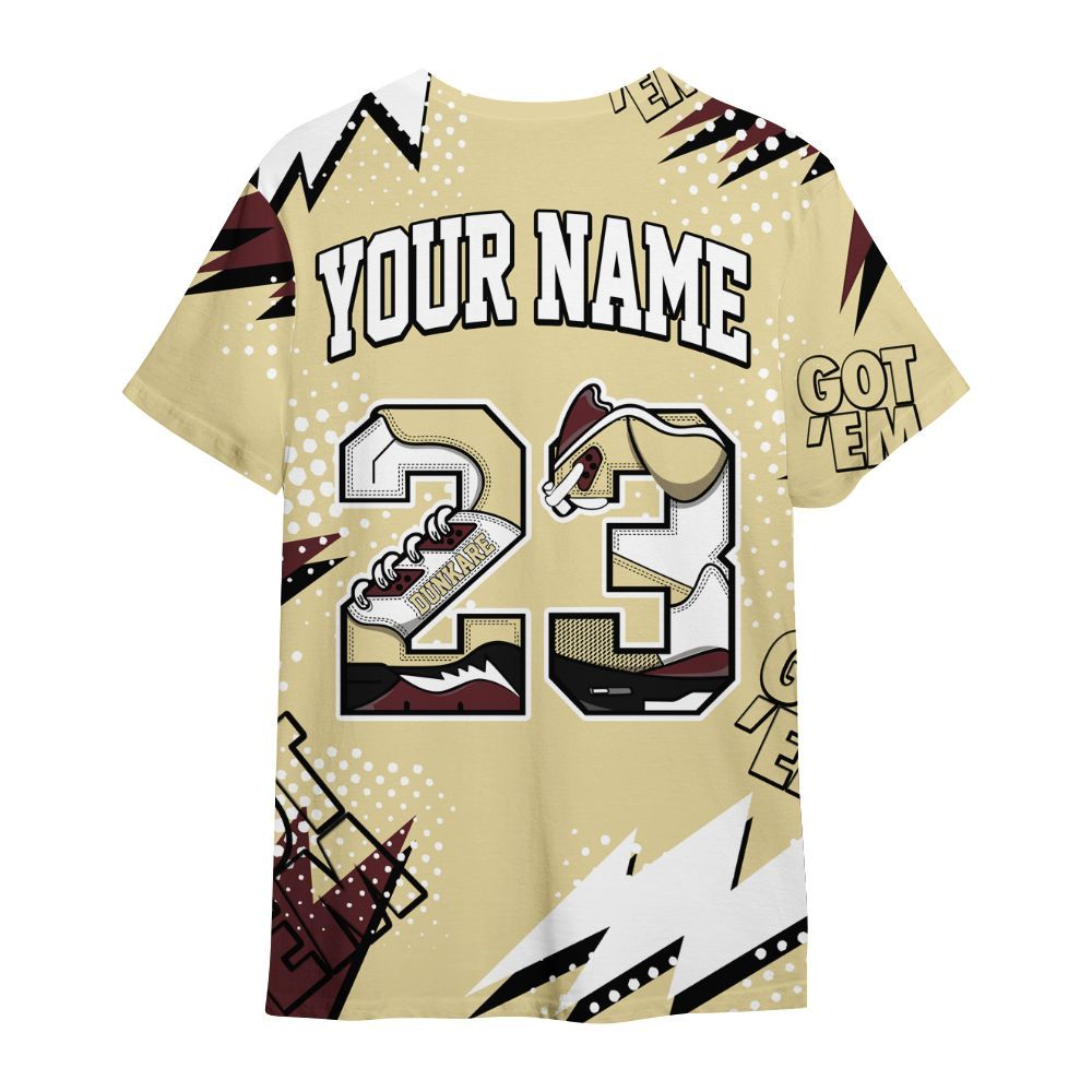 Shirt To Match Women Phantom 12s - Custom Name Number 23 5s All Over Print