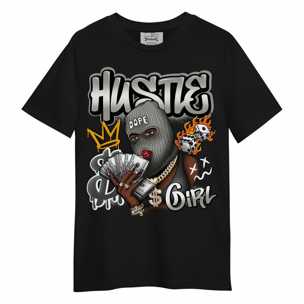 Shirt To Match High Satin Shadow 1s - Money Hustles Girl Streetwear Unisex Shirt