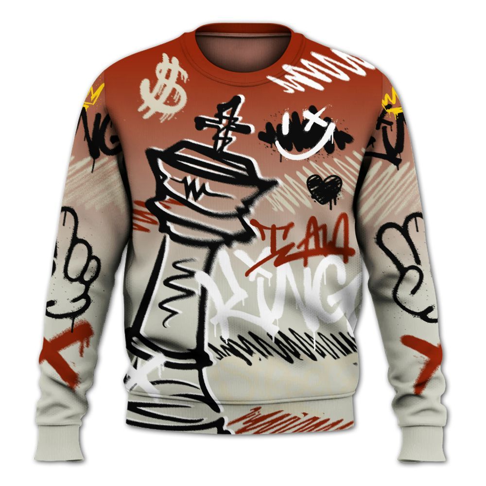 Sweatshirt To Match El Grito 5s - Street King Chess Streetwear All Over Print