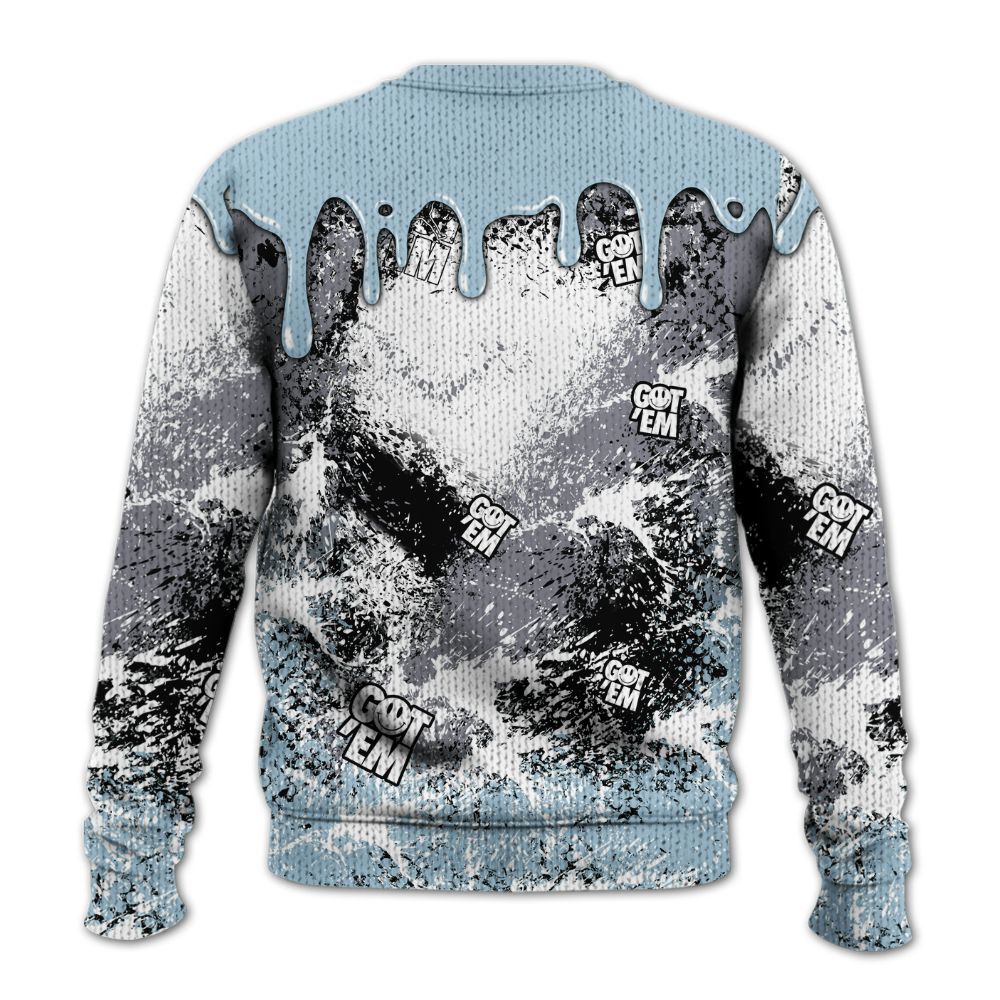 Knitted Sweater To Match Chambray 7s - Dripping 23 Drip