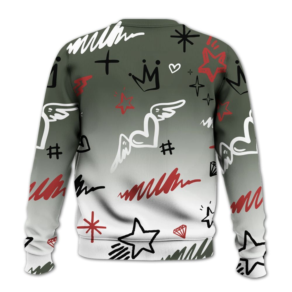 Sweatshirt To Match Air Force 1 Low Year Of The Snake Shirt, Rise Shine Hustle Grind All Over Print