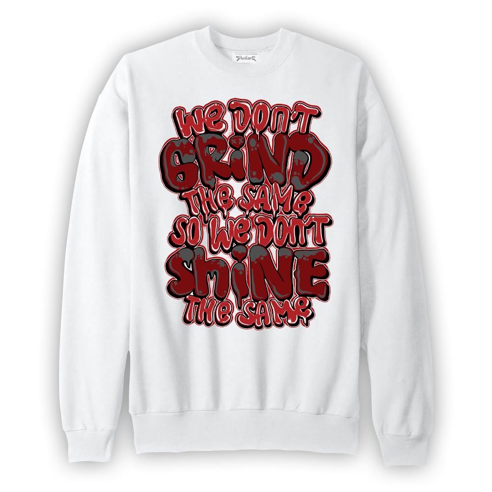 Sweatshirt To match Red Taxi 12s Sweatshirt - Grind Shining Graphic Graphic