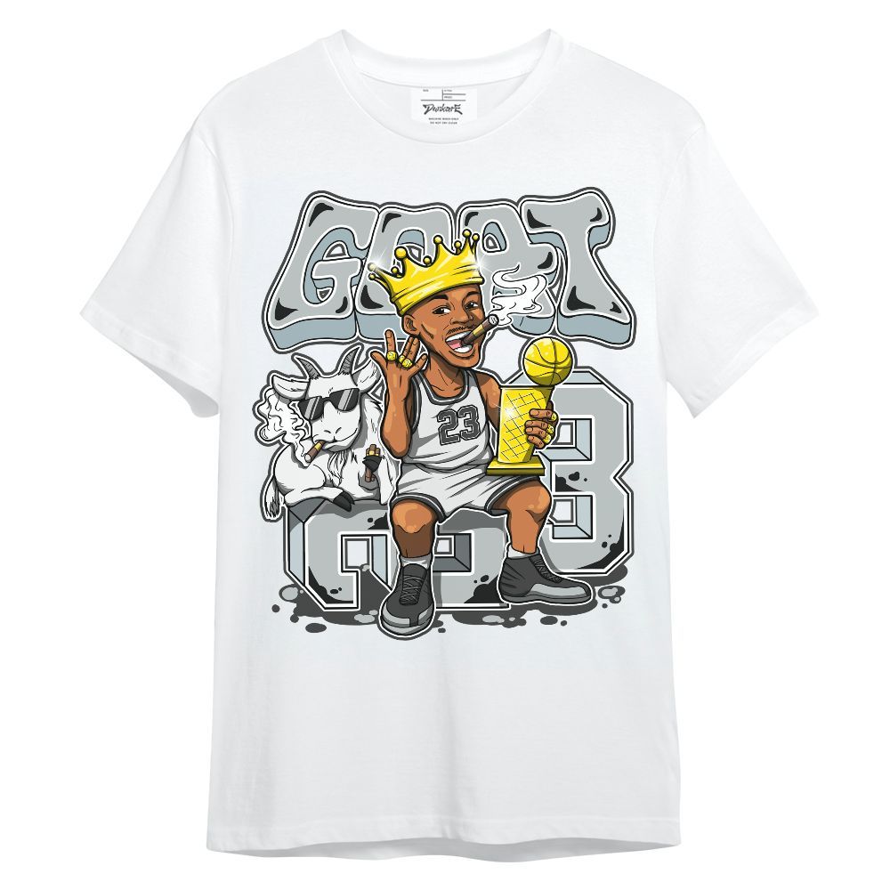 Shirt To Match Black Wolf Grey 12s - G.O.A.T Number 23 Unisex Shirt