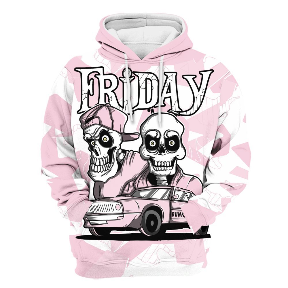 Hoodie To Match Orchid 4s - Friday Funny Retro All Over Print