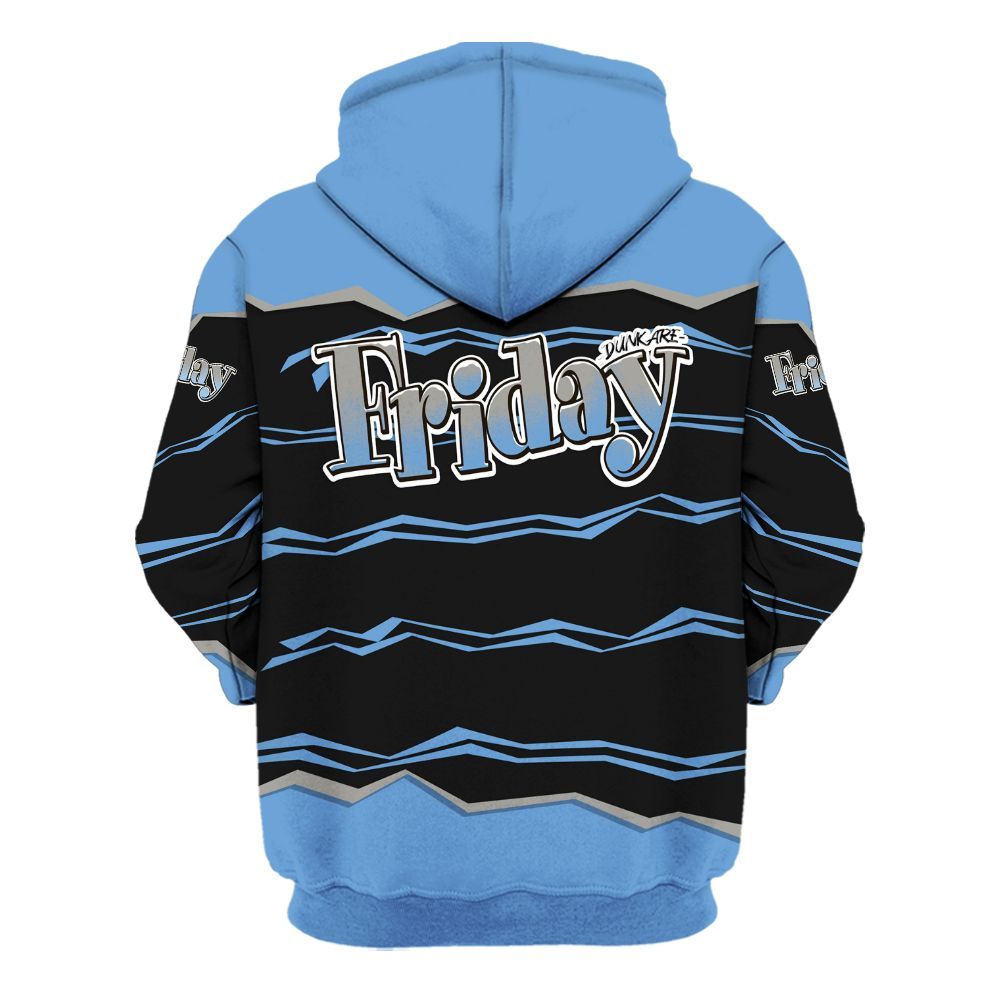 Hoodie To Match Black University Blue 5s - Friday Movie 90s TV All Over Print