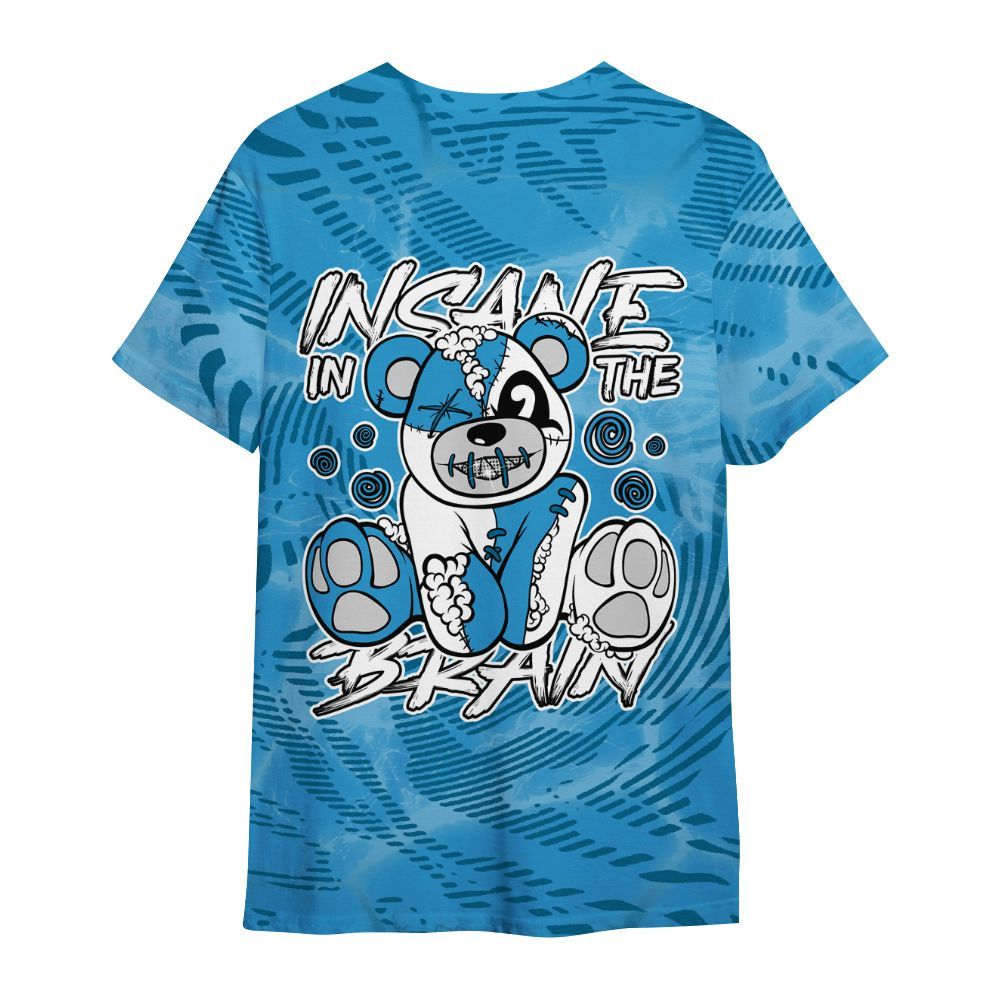 Shirt To Match Powder Blue 9s - Insanes Bear Fume All Over Print