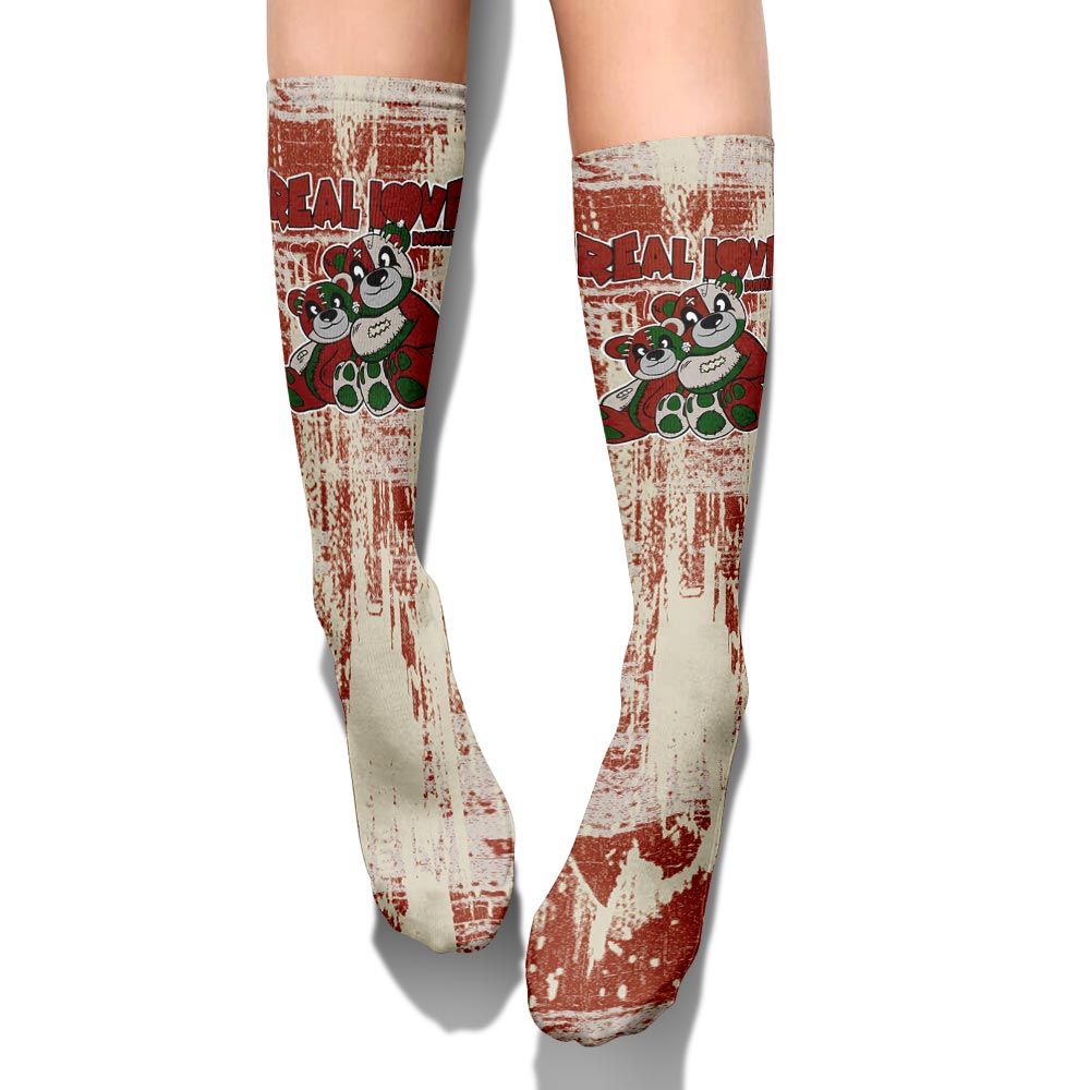 Sock To Match El Grito 5s - Sincere Fondness Bear Graphic Unisex