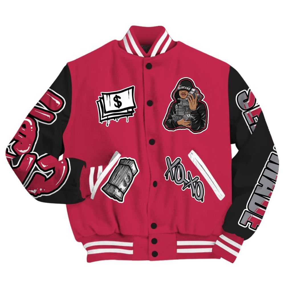 Varsity Jacket To Match Toro Bravo 4s - Selfmade Unique All Over Print