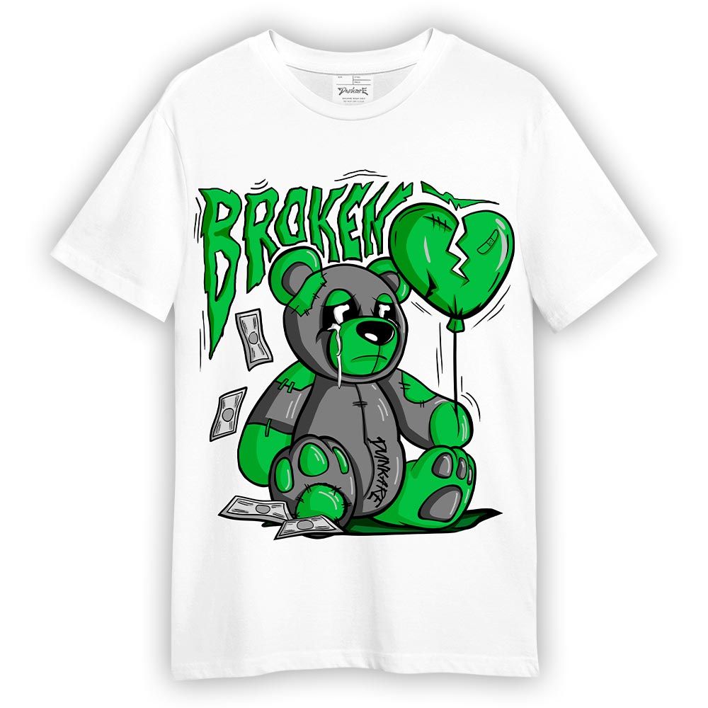 Shirt To Match T-Shirt Broken Bear, Lucky Green 5s T-Shirt To Match Sneaker 2304 NCMD
