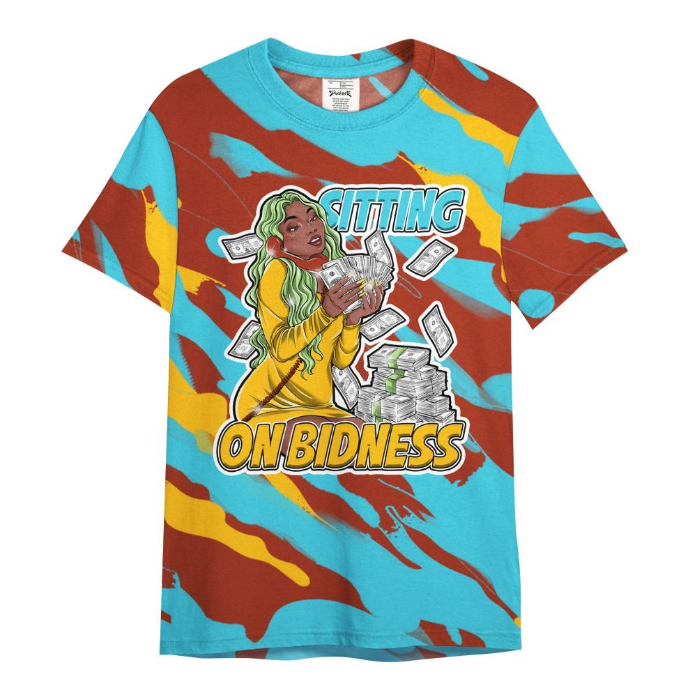 Shirt To Match SB Dunk Di'Orr Greenwood - Bidness Colored All Over Print