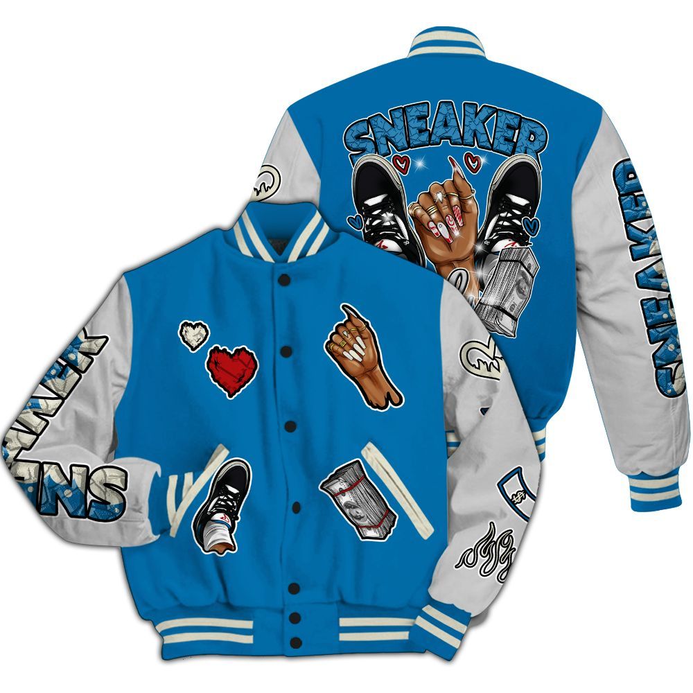 Varsity Jacket To Match Rare Air 3s - Sneakerz Girlz All Over Print