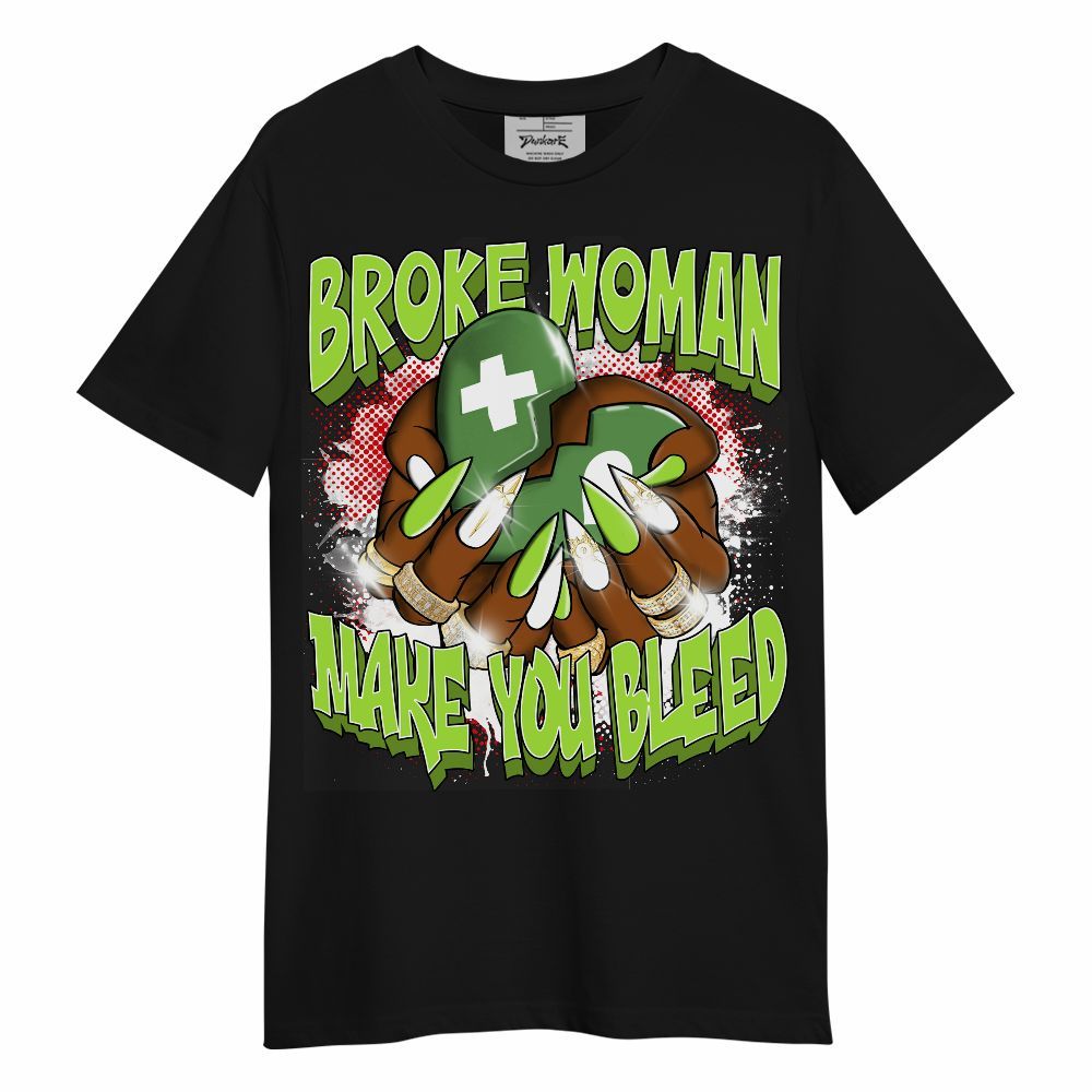 Shirt To Match Kobe 6 SE Grinch - Broke Woman Heart Retro Unisex Shirt