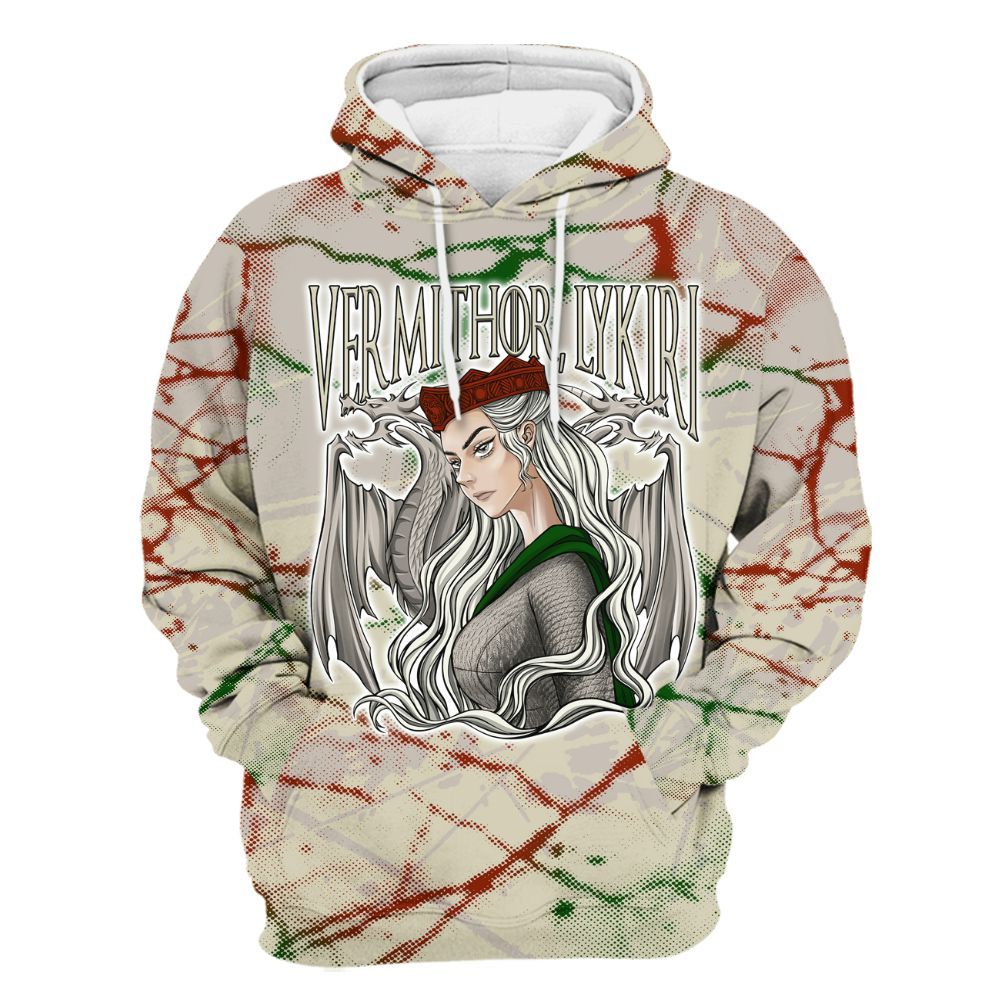 Hoodie To Match El Grito 5s - Dragon's Mom! Profound All Over Print