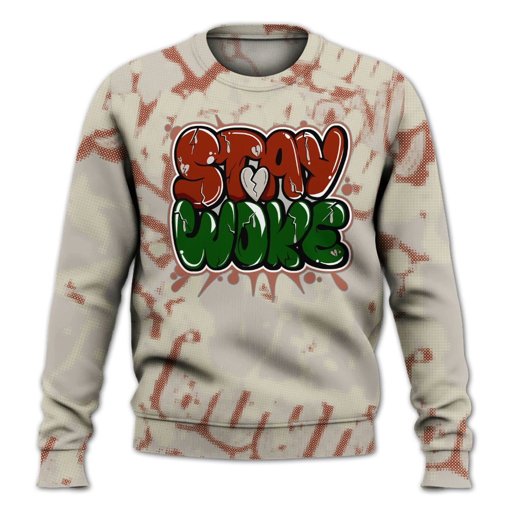 Sweatshirt To Match El Grito 5s - Stay And Woken Street All Over Print