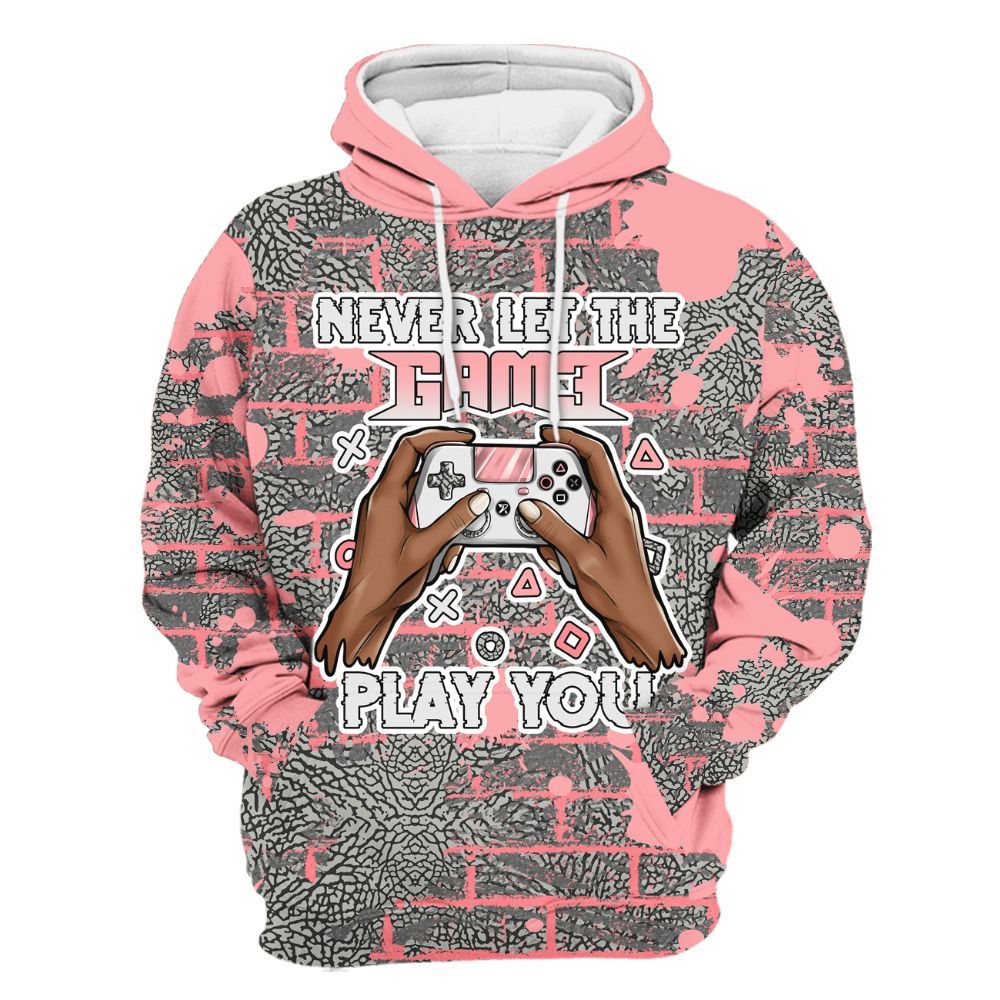 Hoodie To Match Retro Wings 3s - PlayGame Human Brick All Over Print
