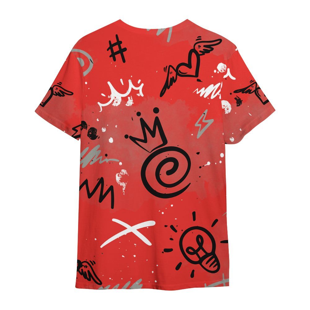 Shirt To Match Vomero 5 Bright Crimson - Drip Been Di2ferent All Over Print