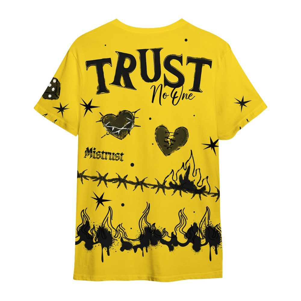Shirt To Match Retro Thunder 4s - Trust No One Snake-Bite Doodle Crayon All Over Print