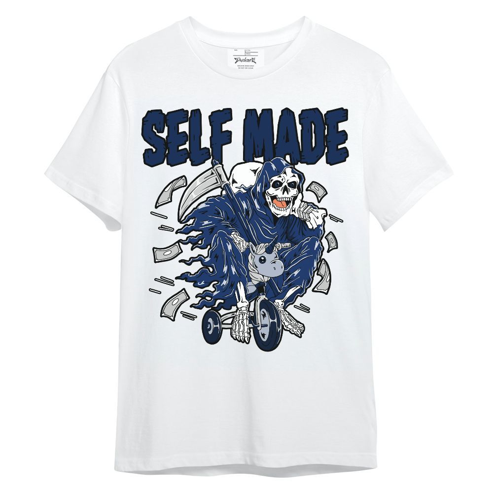 Shirt To Match High OG Deep Royal Blue 1s - Self Make Skeleton Unisex Shirt